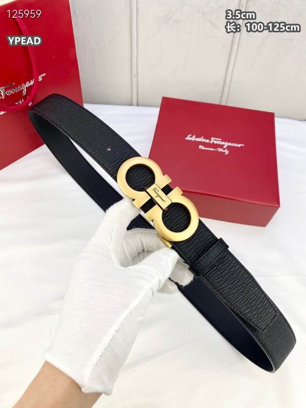 Ferragamo belt 35mmX100-125cm 8L24